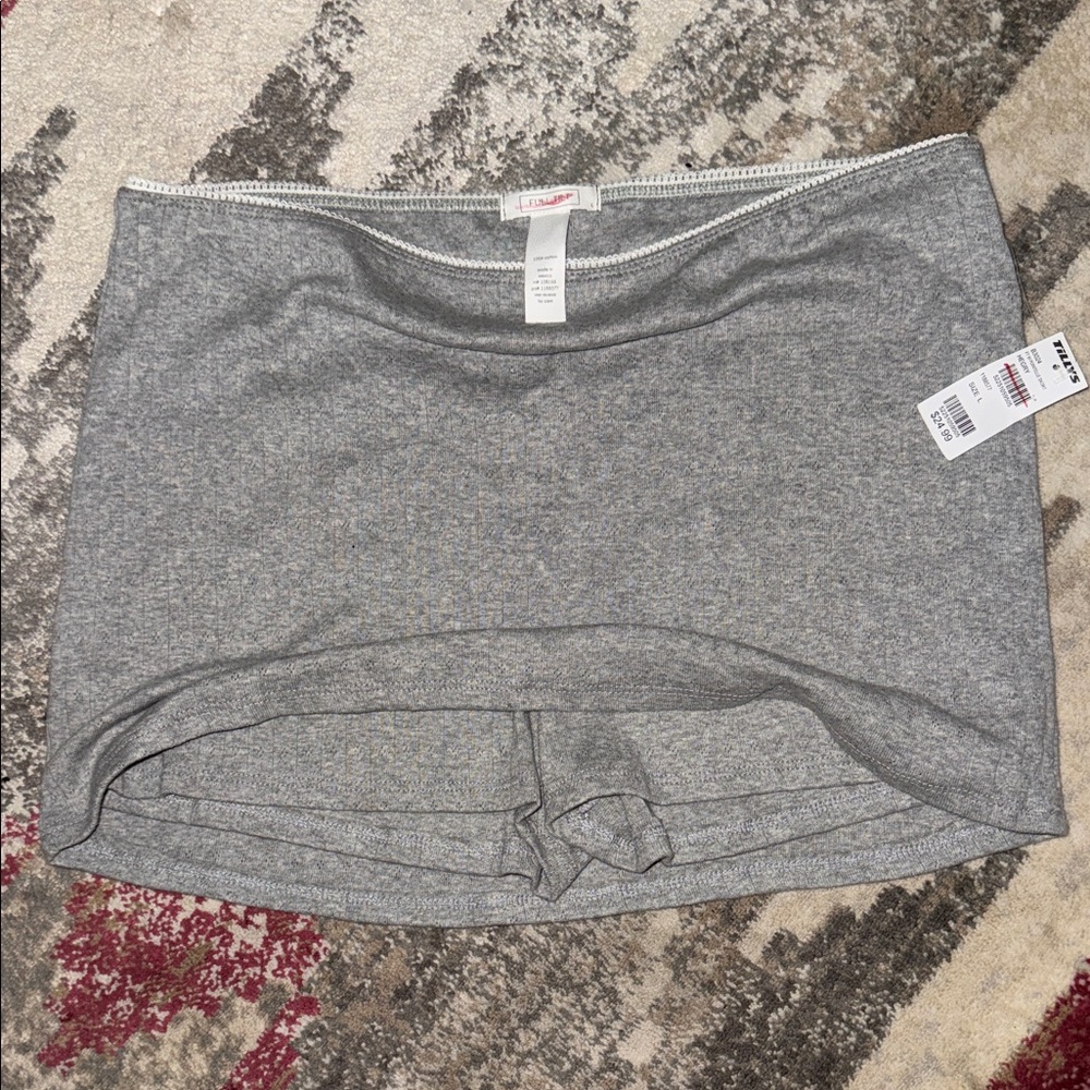 Full Tilt Gray Skirt/ SHORT